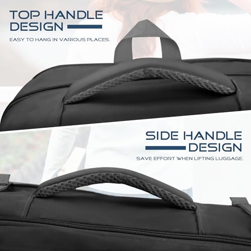 Travel Backpack, Extra Large Travel Backpack, TSA 18.4 inch Laptop Bag Flight Approved, Lightweight Business Luggage Bag, Gifts for Men Women, Black - color: Black, size: XX-Large