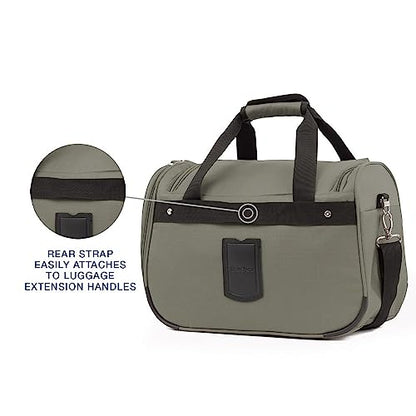 Travelpro Maxlite 5 Softside Lightweight Underseat Carry-On Travel Tote, Overnight Weekender Bag - color: Slate Green