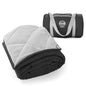 STOVER Large Waterproof Outdoor Stadium Blanket- Extra Thick Soft Fleece Camping Blanket for Travel, Picnics, Sports, Dogs- 79"x55", Warm, Windproof, Sand-Proof, Lightweight, Packable (Stadium Black) - color: 01 - Stadium Black