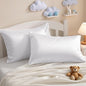 NTBAY Egyptian Cotton Toddler Pillowcases - Set of 2 - Travel Pillow Cases - 500 Thread Count Cotton 13x18 Pillow Covers - Envelope Closure Nursery Pillowcases, 13x18 Inches, White - color: White