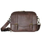 Women‘s Anti Theft RFID Blocking Small Vegan Leather Crossbody Bag Travel Purse With Built In Wallet Messenger Bag - color: Dark Brown