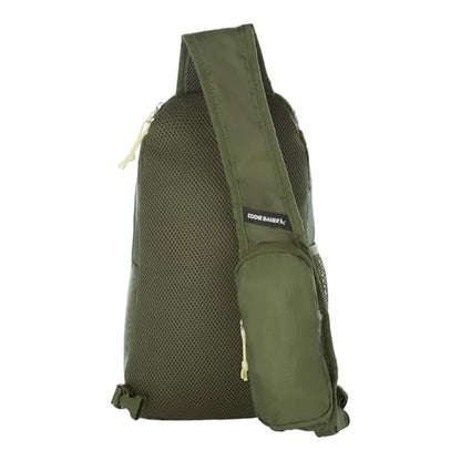 Eddie Bauer Stowaway Packable Sling Bag | Travel | Outdoor | Lightweight | Compact | Ripstop Nylon, Irish Green-10L - color: Irish Green