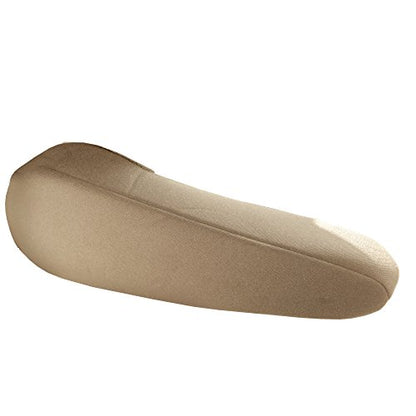 FH Group Flat Cloth Fabric Beige Armrest Cover Semi-Universal Fit, One Pair Beige - color: Beige, style: Armrest Cover