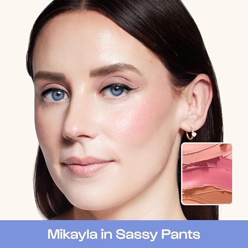 Alleyoop Stack The Odds – All-in-One Cream Makeup Palette with Blush, Contour, Bronzer & Highlighter, Stackable Face Palette for Natural Color, Easy Touch-Ups & Travel Makeup Convenience, Sassy Pants - color: Sassy Pants