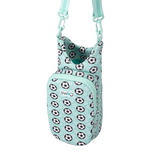 Swig Life Water Bottle Sling Bag, Water Bottle Holder with Adjustable Strap, Carrier Bag with Zippered Phone Pocket, Holds 36oz (Side Kick) - color: Side Kick