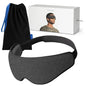 Ostrichpillow Eye Mask, Sleep Mask for Men Women 100% Blackout, No Pressure On Eyes, Soft & Breathable, Adjustable Fit, Travel Bag Included - color: Dark Night
