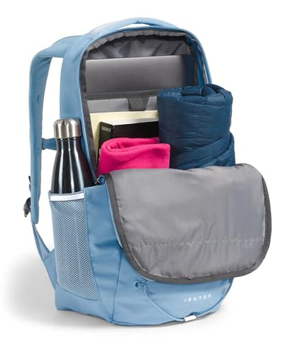 The North Face Women's Jester Everyday Laptop Backpack - Commuter Travel Bag, Laptop Sleeve, Water-Repellent, Steel Blue, One Size - color: Steel Blue