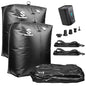 34L Vacuum Bags for Travel, Compression Bags with Pump, Reusable IP67 Waterproof Vacuum Seal Packing Cubes for Carry On Suitcase and Backpack (2PC + Pump + Shoulder Strap) - size: 2PC-PUMP