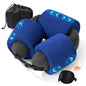 3-Ring Memory Foam Travel Neck Pillow It has obtained a Patent. The Three Rings can be movably Adjusted to Provide Flexible Support for The Neck, Head, and Other Areas.Blue - color: Blue