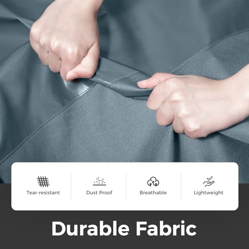 pack all 43" Premium Gusseted Travel Garment Bag, Heavy Duty Hanging Suit Bag, Foldable Dress Bag for Closet Storage, Suit Cover Protector for Clothes Shirts Dresses Coats(Grey) - size: Plus