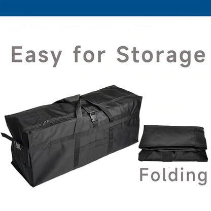 Arxus Large Duffel Bag, Waterproof Carry on Weekend Overnight Storage Bag over Luggage for Airline, Travel, Camping, Moving - color: 180L-Black
