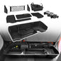 VaultsOnWheels Under Seat Storage Box Fit for 2019-2026 Chevy Silverado 1500/2500/3500HD (Not for Rear Kicker Subwoofer), Console Organizer Truck Tool Box Detachable Underseat Organizer w/TPE Mats - size: 2)Silverado|2019+|Rear underseat storage