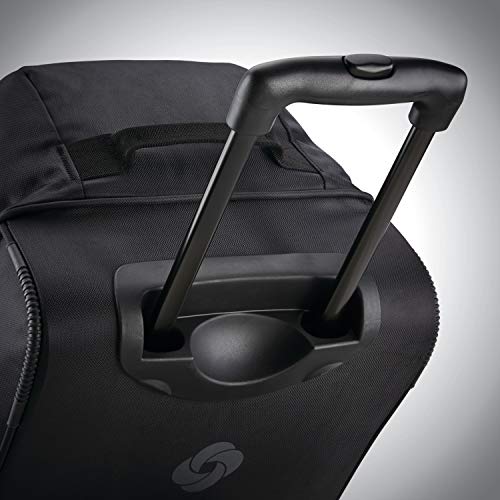 Samsonite Andante 2 Wheeled Duffel Bag – 32-Inch Durable Rolling Luggage with Inline Skate Wheels, Push-Button Handle & Spacious Compartments – Travel-Friendly and Lightweight- Navy/Black - color: Navy/Black, size: 32-Inch