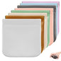 CANIPHA 8pcs Lambskin Pocket Cosmetic Bag, Waterproof Portable Small Makeup Bag No Zipper Self-closing Pouch for Women Mini Travel Storage Cosmetics Headphones Jewelry - color: 8pcs