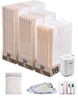 BAGSMART Vacuum Seal Storage Bags for Clothing Travel, 21 Pack Travel Essentials Bundle includes Laundry Bag & Waterproof Shoe Bag & TSA Approved Toiletry Bag, Hand Pump Included - size: 21 Combo Travel