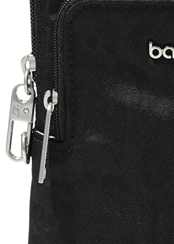 Baggallini Women's Securtex Anti-theft Activity Crossbody Bag - color: Black Cheetah