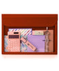 Mr. Pen Red Plastic File Folders - Letter Size, Clear, Office Document Filing Folders - color: Red