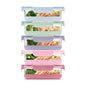 Ello Duraglass Refresh 3.4 Cup Meal Prep Sets 10Pc, 5 Pack Set- Glass Food Storage Container with Silicone Boot and Airtight BPA-Free Plastic Lids, Dishwasher, Microwave and Freezer Safe,Dusk Delight - color: Dusk Delight