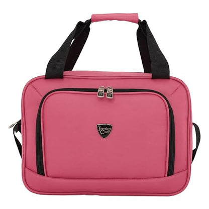 Travelers Club Chicago Hardside Expandable Spinner Luggage, Hot Pink, 5 Piece Set - color: Hot Pink, size: 5 Piece Set