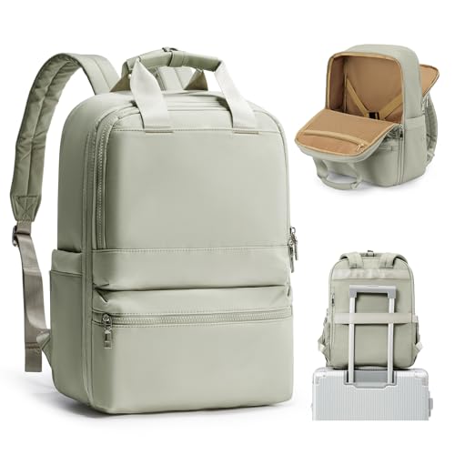 wepadre Small Travel Backpack Carry on Flight Approved Personal Item Travel Bag Carry on Backpack for Women Work Laptop Backpack for Traveling Carry on Luggage - color: Green