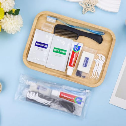 25 Sets Personal Hygiene Kit Basic Toiletry Kits Homeless Supplies Bulk for Travel,Charity,Business Include 25 Toothbrush,25 Toothpaste,25 Comb,25 Bath Soap, 25 Shampoo,25 Body Wash, 125 Floss Picks - size: Pack of 25