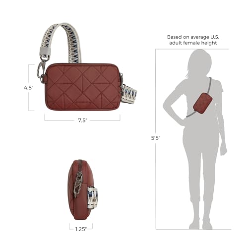 Travelon Anti-Theft Boho Phone Sling | Anti-Theft - color: Paprika