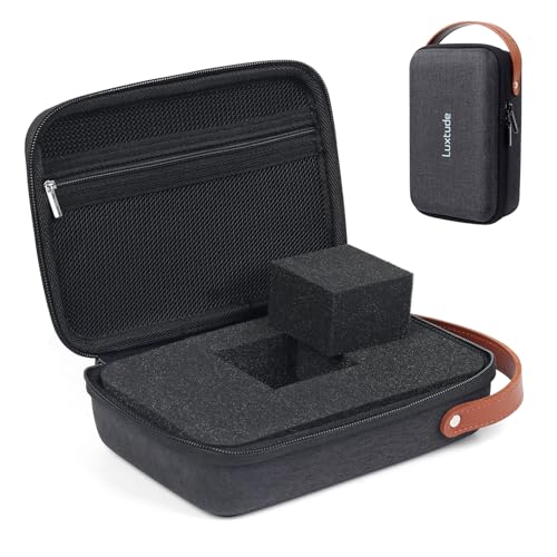 Luxtude Hard EVA Case with Foam, Hard Sided EVA Shockproof Camera Organizer Case, Travel Carrying Cases for Drones, Digital Products, Electronic Instruments, etc. - color: Black-Small, size: Small