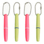 4PCS Reusable Dental Picks Kit Portable Teeth Stain Plaque Remover with Keychain with Keychain Tooth Erasers Tartar Eraser Tool Set for Travel, Pets & Oral Hygiene, Pink and Green - color: Pink and Green(pack of 4)