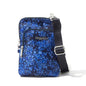 Baggallini Women's Securtex Anti-theft Activity Crossbody Bag - color: Ink Hydrangea