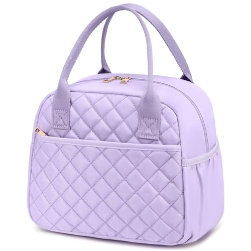 CAMTOP Lunch Box for Women Men Insulated Lunch Bag Lunch Tote Bag Leakproof Thermal Cooler Large Capacity for Travel Work School Picnic (﻿﻿Lavender) - color: Lavender, size: Medium