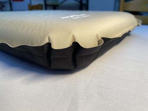 Self-Inflating Stadium Seat Cushion, Portable Pad for Airplane Travel