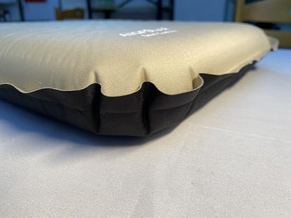Self-Inflating Stadium Seat Cushion, Portable Pad for Airplane Travel