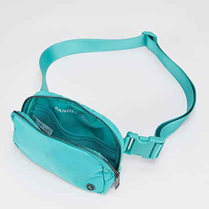 Pander Cross Body Fanny Pack for Women, Fashion Waist Packs, Crossbody Bags, Belt Bag with Adjustable Strap (Waterspout). - color: Cyan Blue
