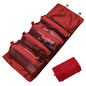 LumiSyne 4 In 1 Detachable Toiletry Bag Hanging Roll-Up Makeup Bag Large Capacity Travel Wash Bag Mesh Cosmetic Bag Portable Foldable Toiletry Bag Waterproof Cosmetic Organizer Bag For Travel Daily - color: Red