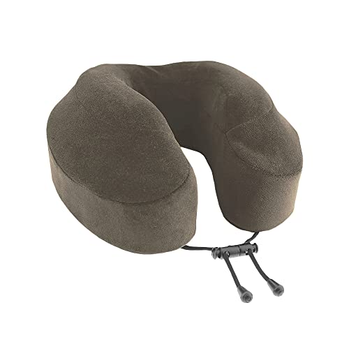 Cabeau Neck Pillow for Airplane Travel – Evolution Classic – Memory Foam U Shaped Design – Supportive for Sleeping with Adjustable Support Clasp (Graphite Grey) - color: Graphite
