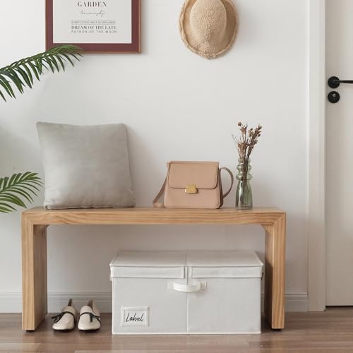GRANNY SAYS Fabric Storage Bins with Lids, Decorative Storage Boxes, Closet Basket for Shelves, Extra Large Storage Bins for Clothes, Toy Storage Chest, Ivory, 2-Pack - color: Ivory, size: Extra Large - 2 Pack