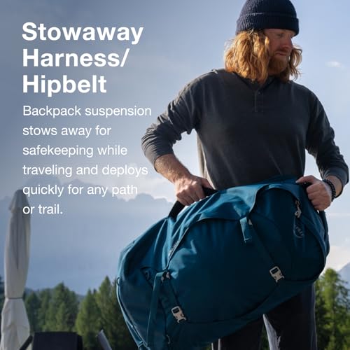 Osprey Farpoint 80L Men's Travel Backpack, Black - color: Black, size: 80L