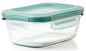 OXO Good Grips 1.6 Cup Smart Seal Leakproof Glass Rectangle Airtight Food Storage Container - size: 1.6 Cup, style: Glass