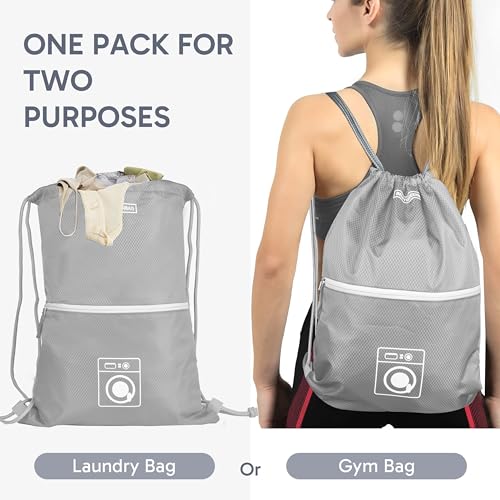 8 Set Expandable Compression Packing Cubes for Suitcases Travel Essentials Carry On Waterproof Storage Bag With Dry And Wet Separation Grey - color: Grey