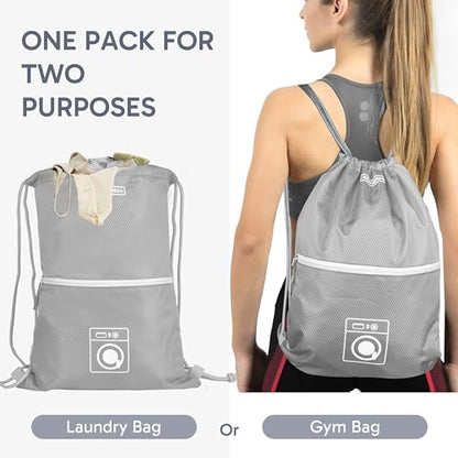 8 Set Expandable Compression Packing Cubes for Suitcases Travel Essentials Carry On Waterproof Storage Bag With Dry And Wet Separation Grey - color: Grey