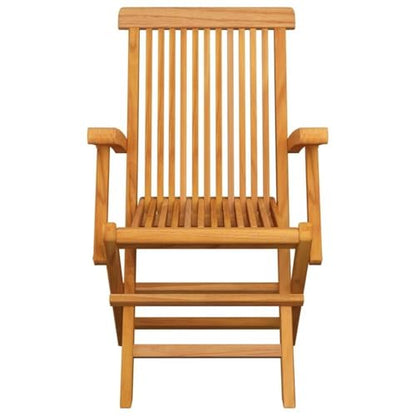 BOWERY HILL 9-Piece Solid Teak Wood Outdoor Dining Set, Natural Teak Finish, Folding Rectangular Table and 8 Chairs, Durable Water-Resistant Patio Furniture, Comfortable Seating for Garden or Terrace