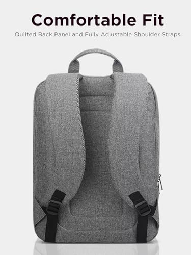 Lenovo Casual Laptop Backpack B210 - 15.6 inch - Padded Laptop/Tablet Compartment - Durable and Water-Repellent Fabric - Lightweight - Grey - color: Grey, size: 15.6 inch, style: B210