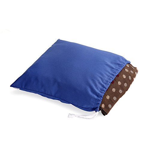 100% Cotton Canvas Travel Laundry Bag, 2-Pack (Small, Navy) - color: Navy, size: Small