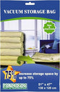 5 Pack Extra Jumbo Vacuum Storage Bags (51"x47"in Our Largest Size) Airtight Seal, Waterproof, Dustproof, for Clothes, Blankets, Comforters, Pillows, Bedding, Closet Organizing, Winter Storage.
