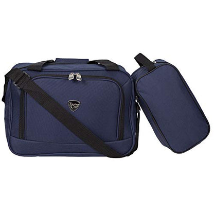 Travelers Club Chicago Hardside Expandable Spinner Luggage, Navy Blue, 3 Piece Set - color: Navy Blue, size: 3 Piece Set