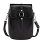 Small Crossbody Bags for Women, Vegan Leather Messenger Bag Anti Theft, Shoulder Bag with Card Slots - color: Oil Black