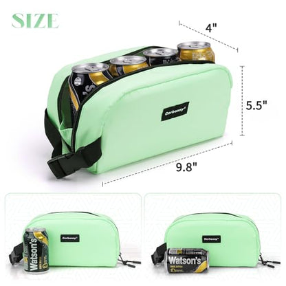 Cerbonny Small Cooler Bag Freezable Lunch Bag for Work School Travel, Leak-proof, 3.5L, Mint Green - color: Mint Green - Large