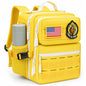 9L Mini Tactical Backpack for Men Women,Small Military Tactical Backpack for Sport,Gym,Hiking,Travel,Camping (Yellow) - color: Yellow