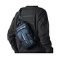 Blue Sling Crossbody Backpack Shoulder Messenger Bag for Men, Mini Anti Theft One Strap Motorcycle Backpack Sling Tactical Chest Bag for Hiking Walking Biking Travel Cycling - color: Blue-mini