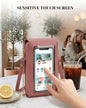 2026 Small Touchscreen Phone Crossbody Bag for Women,Anti-Theft Leather Messenger Bag Rfid Block Mobile Phone Purse - color: Black